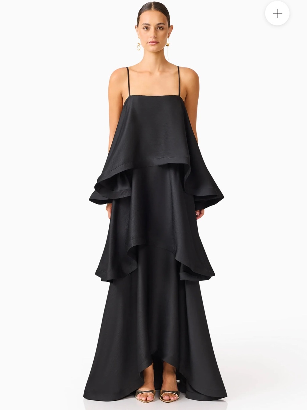 BEST SELLER Elliatt - Tilly Tiered Maxi Dress in Black